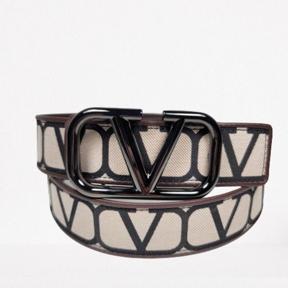 VALENTINO GARAVANI  Toile Iconographie Belt / Size 80/32 - Picture 2 of 7